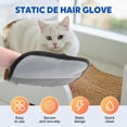 thumbnail image 2 of Pet Hair Removal Gloves for Cats & Dogs, Electrostatic Pet Hair Remover Glove, Washable & Reusable Magic Grooming Brush for Couch, Furniture, Laundry and Pet Shedding, 2 of 7