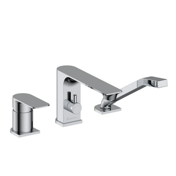 akuaplus® Roman Bathtub Faucet ELENA with Hand Shower in solid brass 3 pieces