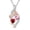 1&10-Jan & Oct, variant on Double Birthstone Necklaces for Women 18K Gold Plated Birthstone Rose Flower Jewelry Anniversary Valentines Day Mother's Day Birthday Gifts for Her Wife Girlfriend Mom