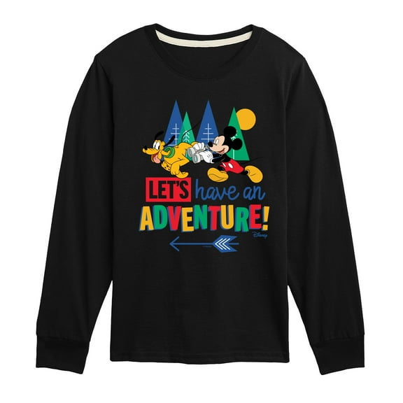 Disney - Lets Have An Adventure - Toddler & Youth Long Sleeve Graphic T-Shirt