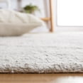 thumbnail image 5 of SAFAVIEH Easy Care Myrtle Cross Cotton Machine Washable Area Rug, Grey/Ivory, 8' x 10', 5 of 12