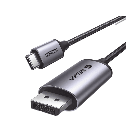 Cable USB-C a DP 1.4 | 3 metros | Compatible con Thunderbolt 3 & 4 | 8K@60Hz | 4K@240Hz | HDR10+ | eARC | DTS | 3D | ALLM | VRR | | FreeSync G-Sync | Caja de Aluminio