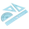 thumbnail image 1 of Transparent Ruler,Ruler Kit FourPiece Soft Four Soft Ruler Ruler Set Top-Notch Performance, 1 of 14