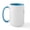 White/Blue Inside, variant on CafePress - Ace Spades Flush - 15 oz Ceramic Large White Novelty Mug