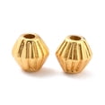 thumbnail image 2 of Rack Plating Alloy Beads Cadmium Free & Lead Free Long-Lasting Plated Bicone Matte Gold Color 4x4mm Hole: 1mm, 2 of 3
