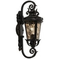 thumbnail image 6 of John Timberland Casa Marseille Vintage Rustic Outdoor Wall Light Fixture Veranda Bronze 19" Champagne Hammered Glass for Post Exterior Barn Deck House, 6 of 9