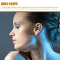 thumbnail image 4 of 18 Pcs Spring Nose Jewelry for Women Rings Stainless Steel Single Piercing Hoops Fake Double Spiral Miss, 4 of 6