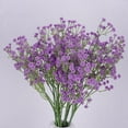 thumbnail image 4 of 3 Pack Artificial Gypsophila Flowers 52cm Blue Fake Bouquet,Non Fading Plastic 's Breath for Wedding Decor,Home,Party & Table Centerpieces 3 Stems with 66 Flower Heads, 4 of 6