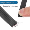 thumbnail image 2 of Cinta de sellado para puertas de 3/8 pulgadas x 20 pies, cinta de sellado de silicona autoadhesiva adecuada para 1-2mm, negra, 2 of 6