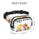 thumbnail image 4 of Fotbe Hello Summer Gnome Cangurera Cuadrada con Estampado de Doble Capa, Bolsa de Cintura Ajustable Mini para Hombres y Mujeres, 4 of 9