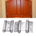 thumbnail image 3 of 2pcs Spring Hinge Office Shop Swing Door Stainless Steel Hinge Adjustable Double Action Hardware, 3 of 9