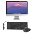 thumbnail image 3 of SPRING PARK Foldable 85Keys Soft Silicone Mute USB Wired Waterproof Mini Keyboard Computer Accessory (Blue), 3 of 7