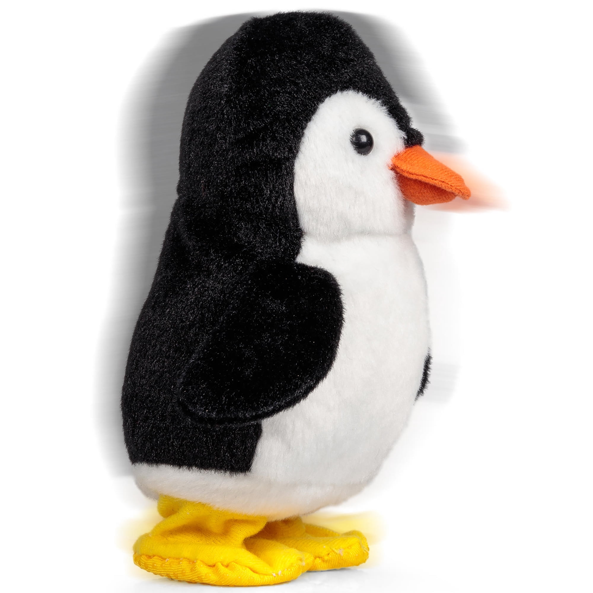 Tobar: Animigos Dancing Penguin - Black & White - Cuddly Animated Plush Pet, Waddles-Squeaks-Flaps Its Wings, Fun Interactive Toy, Toddlers-Kids 18Mo+