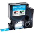 thumbnail image 2 of DYMO COLORPOP! D1 Standard Label Maker Tape, 1/2' x 10', White on Blue Glitter, 2 of 5