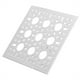 thumbnail image 4 of Panel de malla de pared con placa de rejilla de aluminio, patrón de visualización, componente de control industrial 3123-0096-096, 4 of 11