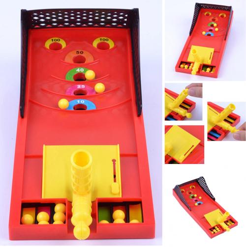 TOPOINT Children Desktop Pinball Machine Fun Finger Game Casual Educational Board Toy,Finger
