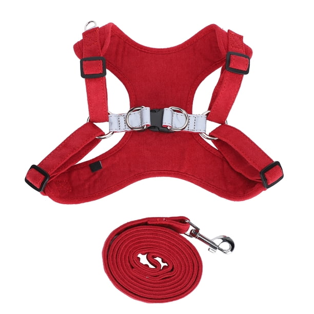 Arnés Deportivo Para Perros, Ajuste De 4 Puntos, Suministros Para Mascotas, Chaleco Para Perros, Arnés Reflectante Ajustable Para Amantes De Mascotas Para Mascotas Grandes O OTVIAP Rojo S