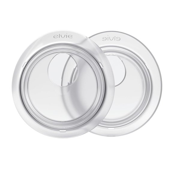 Juego de Tazas de Silicona Elvie Catch Rosa con Sistema Antiderrames