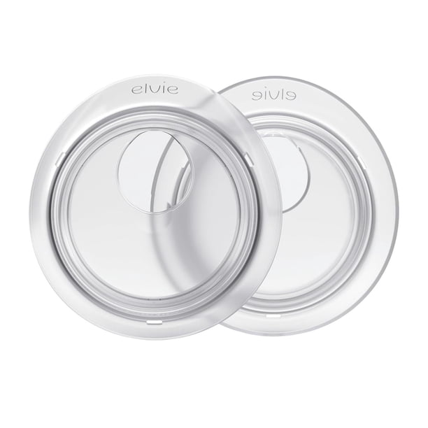 Juego de Tazas de Silicona Elvie Catch Rosa con Sistema Antiderrames