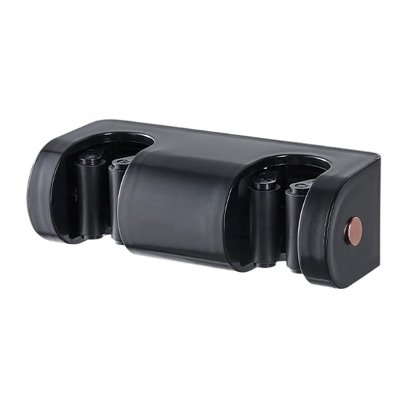 Mop Holder No-Drill Mop Holder Wall Mounted, Self-Adhesive Broom and Mop Gripper, Strong Load-Bearing Clip forCleaning Tools Storage () Broom Holder
