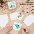 thumbnail image 3 of 50Pcs Wood Pulp Cotton Blank Greeting Cards Square White 90x90x0.5mm diy, 3 of 5