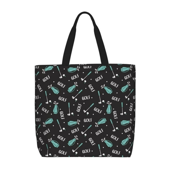 Easygdp Golf Bags And Balls Bolsa Tote para Mujer, Bolso de Hombro para Trabajo, Playa, Viajes, Compras y Supermercado