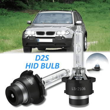 For BMW X3 2004-2007 D2S Xenon HID Headlight Bulbs Low Beam 35W 6000K White 2pcs