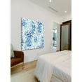 thumbnail image 5 of "Blue Blossoms" Painting Print on Wrapped Canvas, 5 of 7