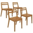 thumbnail image 3 of Now Furniture Dining Room Chairs Set of 4, Solid Wood Modern Kitchen Chair, 3 of 7
