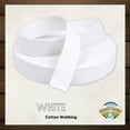 thumbnail image 2 of Country Brook Design® 1 1/2 inch White Heavy Cotton Webbing, 10 Yards, 2 of 3