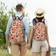 thumbnail image 4 of Disketp Skull Retro record lips Mochila de Lona Estampada, Mochila Escolar de Viaje Ligera para Estudiantes y Portátil-Medium, 4 of 5