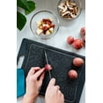 thumbnail image 2 of Dura Living Forged 7 Inch Santoku Knife - Razor Sharp Kitchen Cutting Chopping Knife, Professional High Carbon Stainless Steel Cooking Knife for Meat, Vegetables, and Fruits, Black, 2 of 7