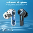 thumbnail image 5 of Middle Rabbit SW5 2.4G Wireless Gaming Earbuds with Mic, 20ms Low Latency, Dongle & Bluetooth 5.4 Dual-Mode Headphones, 4 Built-In Microphones, Compatible with PC PS5 PS4 Desktop Computer VR, 5 of 7