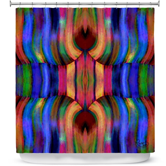Shower Curtains 70" x 73" from DiaNoche Designs by Ruth Palmer - Folded II