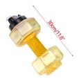 thumbnail image 2 of Hyknon 2.2L Dumbbell Shaped Water Bottle Big Capacity Fitness Equipment Leakproof Portable Water Jug Gym Gifts for Men Friends Indoor&Outdoor, 2 of 5
