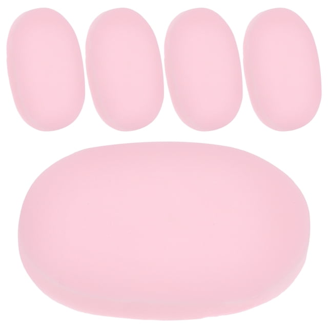 EeaseMX 5 esponjas de limpieza facial, herramienta de limpieza facial, esponja de maquillaje en polvo (carga mixta)