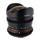 thumbnail image 1 of Rokinon Lente Ojo de Pez Ultra Gran Angular de 8 Mm T3.8 para Montura Tipo E de Sony, 1 of 5