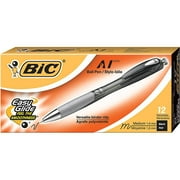 BIC A.I. Ball Pen, Medium, Black, 1-Dozen