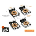 thumbnail image 4 of BQBQERT 4 Pcs Wall-mounted Bracket Clamps Glass Supports Fixings for 4-6mm/0.16-0.24inch Thick Glass, 4 of 9