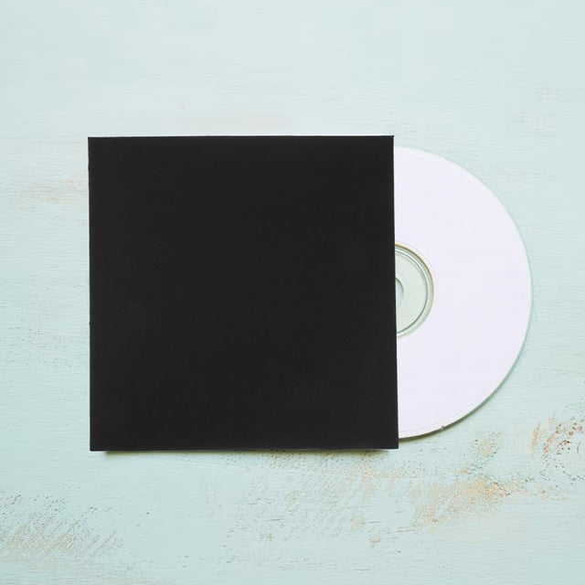 unbranded 10Ud Negros De Para Cds Y Dvds Protección Duradera Y Portátil