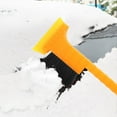 thumbnail image 6 of cpengpj 2-in-1 Heavy Duty Car Snow Brush and Ice Scraper Shovel with ABS/EVA/Aluminum Alloy, Detachable Winter Tool for All Vehicles, 34.6x11.5cm, 6 of 9