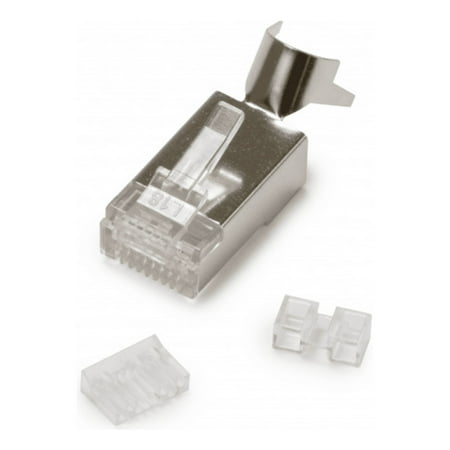 UPC: 0849160010944 | Platinum Tools 106242 Cat6A/7 STP Solid/Stranded RJ45 Connector – Pack of 50