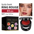 thumbnail image 1 of EGNMCR 2-in-1 Ring Rouge Lip and Cheek Color Portable Shiny Tint for Multi-Use Makeup lips care, 1 of 1