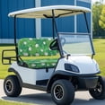 thumbnail image 5 of Pzuqiu 2-Piece Golf Ball Star Golf Cart Seat Covers - Breathable Washable Protector Set for 2-Seater Carts, 5 of 9