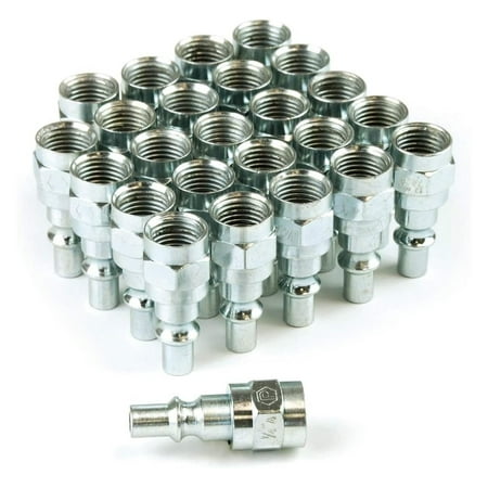 

AP1414FS-B25-P (25-Pack) ARO Plugs Steel 1/4-Inch x 1/4-Inch Female NPT (BULK)