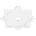 thumbnail image 2 of 32"OD x 4"ID x 17 3/4"C x 1"P Axel Architectural Grade PVC Contemporary Ceiling Medallion, 2 of 11