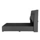 thumbnail image 3 of Box Base Cama Queen Size + Cabecera Becca Gris Oscuro, 3 of 8