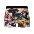 thumbnail image 4 of Ropa interior para hombre de seda de leche con diseño gráfico de Demon Slayer, bóxer para hombre, calzoncillos para hombre, calzoncillos tipo bóxer cortos, 4 of 5
