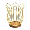 thumbnail image 3 of Soporte para cápsulas de café Cesta para almacenar cápsulas de café Compacto Forma de capullo de flor Café oro realzar, 3 of 9