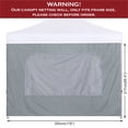 thumbnail image 4 of Sunwall COOSHADE para toldo instantáneo 10x10 con ventana de malla gris, 4 of 6